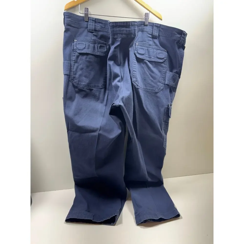 Duluth Trading Co Flex Fire Hose Pants Men’s 48X30 Blue Carpenter Utility